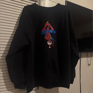 Rare Oversized Christmas Spider-Man pullover